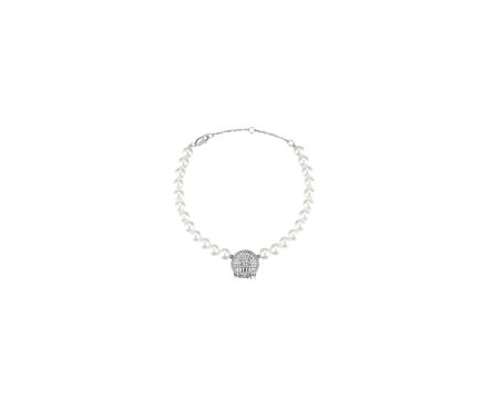 925 Sterling Silver Moissanite Emoji Pearl Bracelet