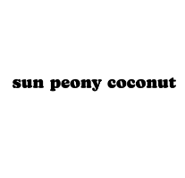 Sun Peony Coconut