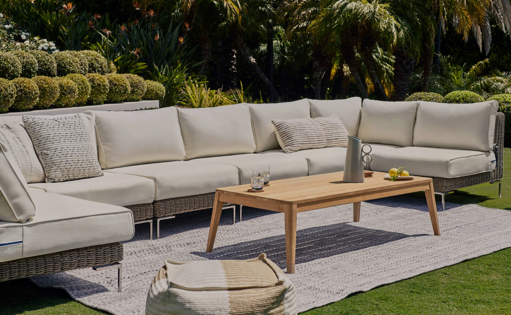 Wicker Patio Outdoor Sofas